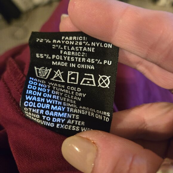 Killstar Black Ops Skater Dress with detachable tie - Blood color XL - Picture 14 of 15